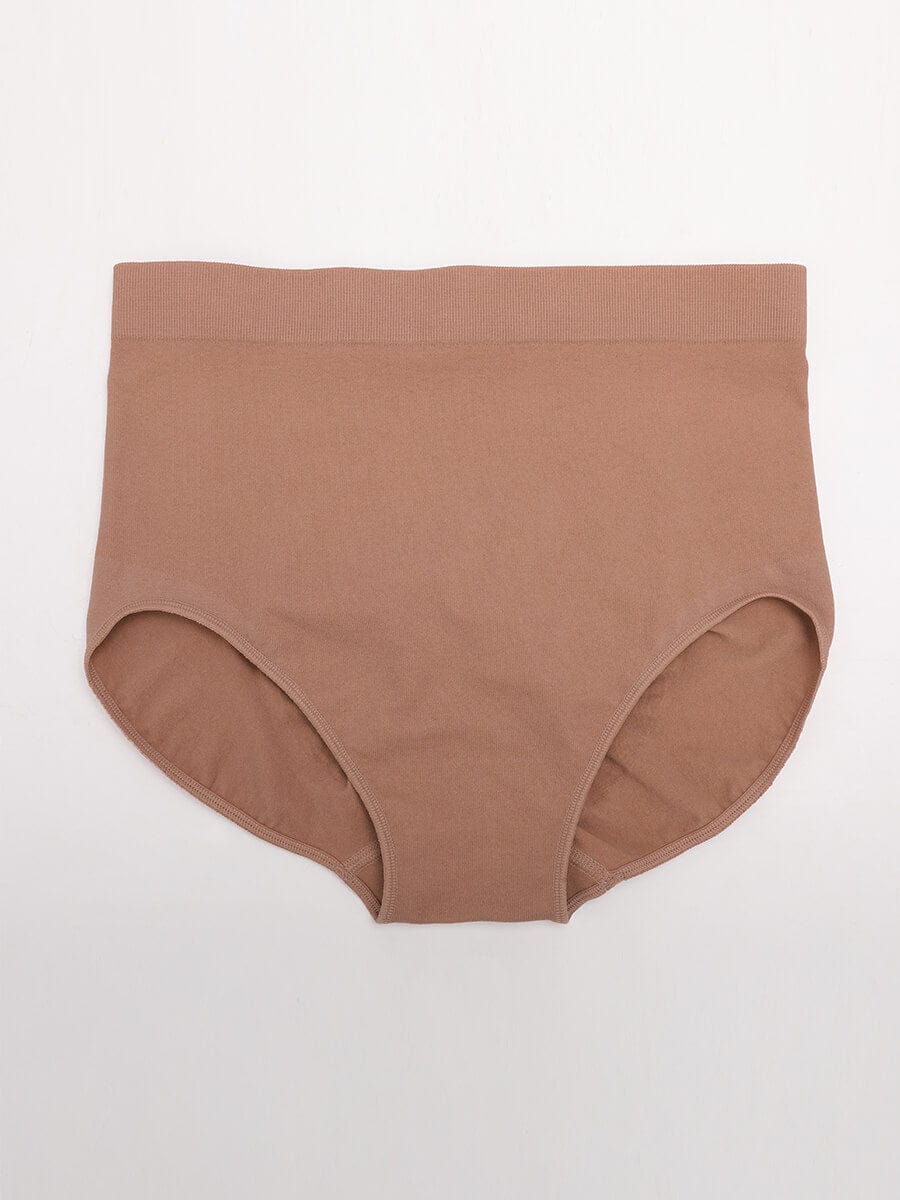 Seamless High-Waist Antibacterial Peach Hip Brief Light Green 1