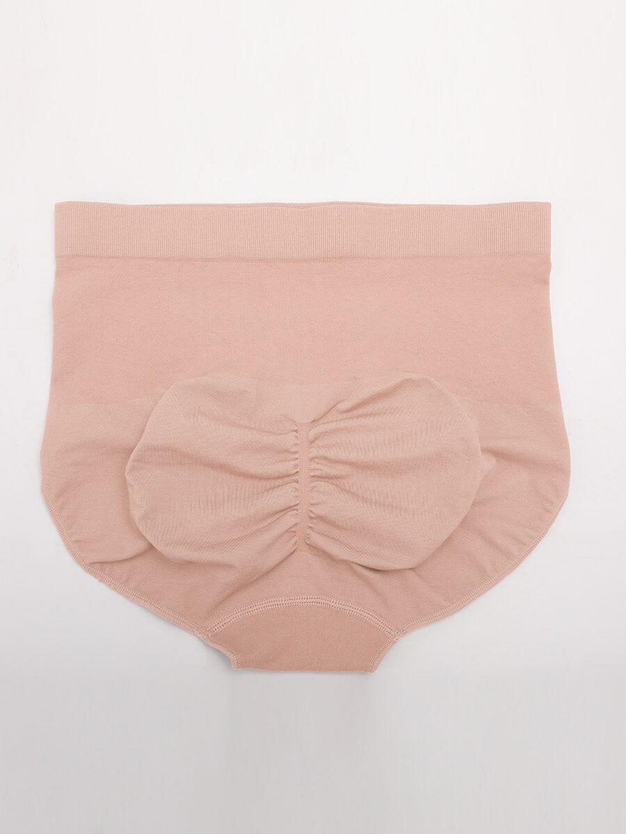 Seamless High-Waist Antibacterial Peach Hip Brief Dark Purple 3