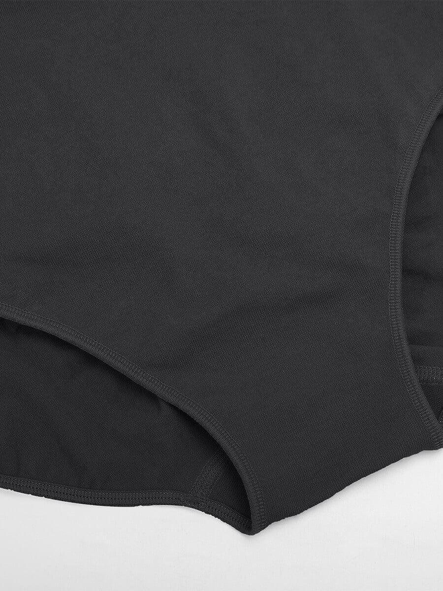 Seamless High-Waist Antibacterial Peach Hip Brief Light Brown 5