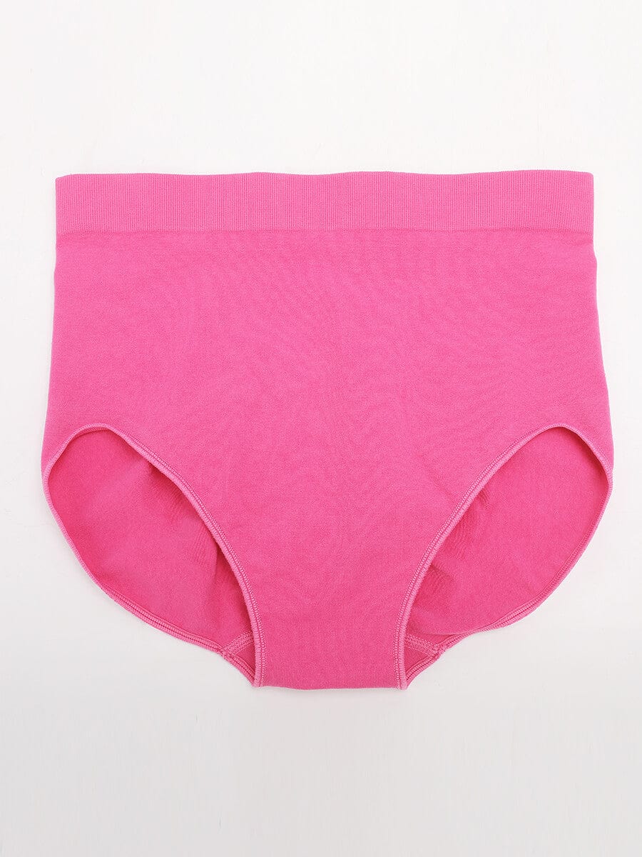 Seamless High-Waist Antibacterial Peach Hip Brief Dark Skin 1