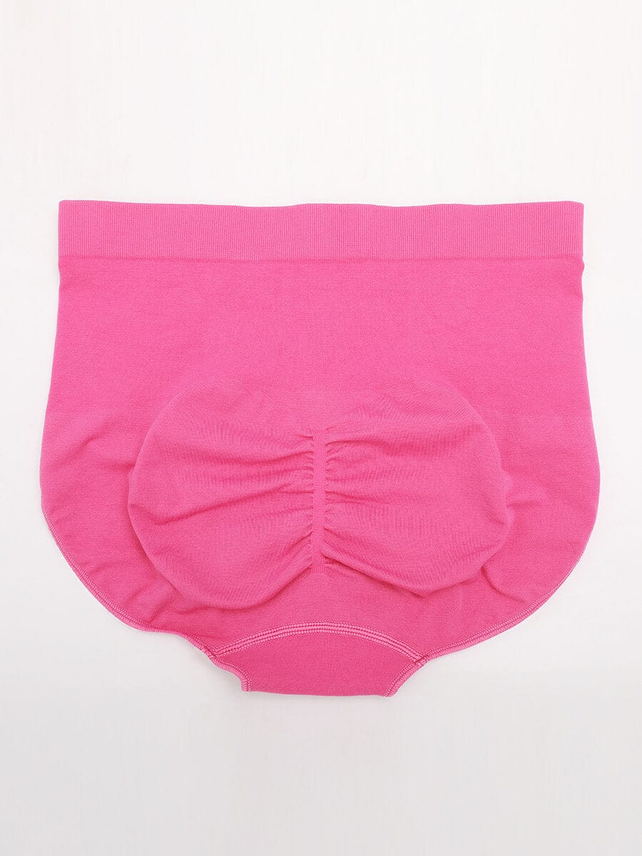 Seamless High-Waist Antibacterial Peach Hip Brief Dark Skin 2