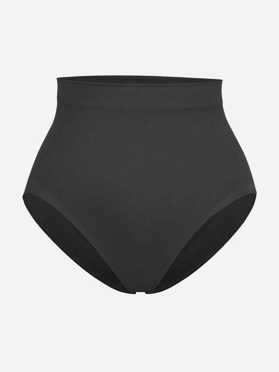 Seamless High-Waist Antibacterial Peach Hip Brief Light Brown 3