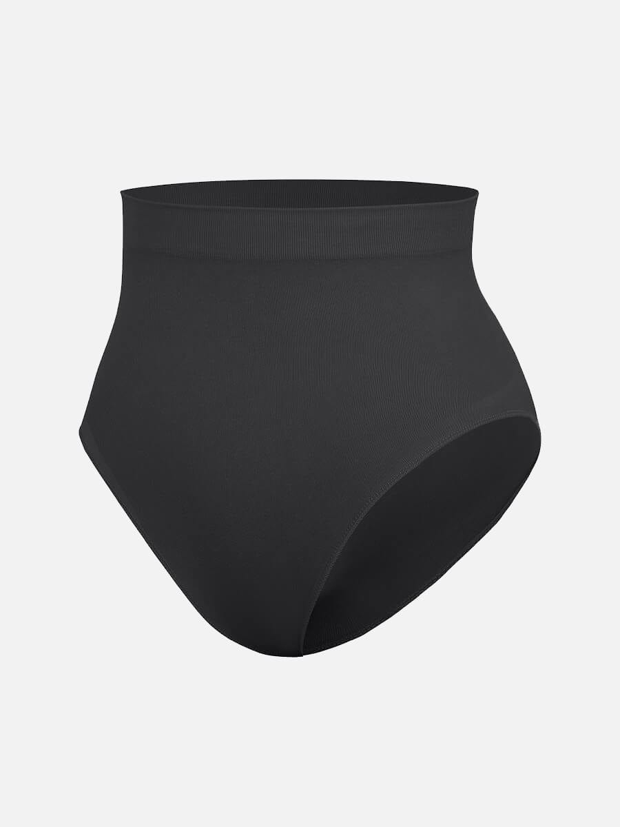 Seamless High-Waist Antibacterial Peach Hip Brief Light Brown 4