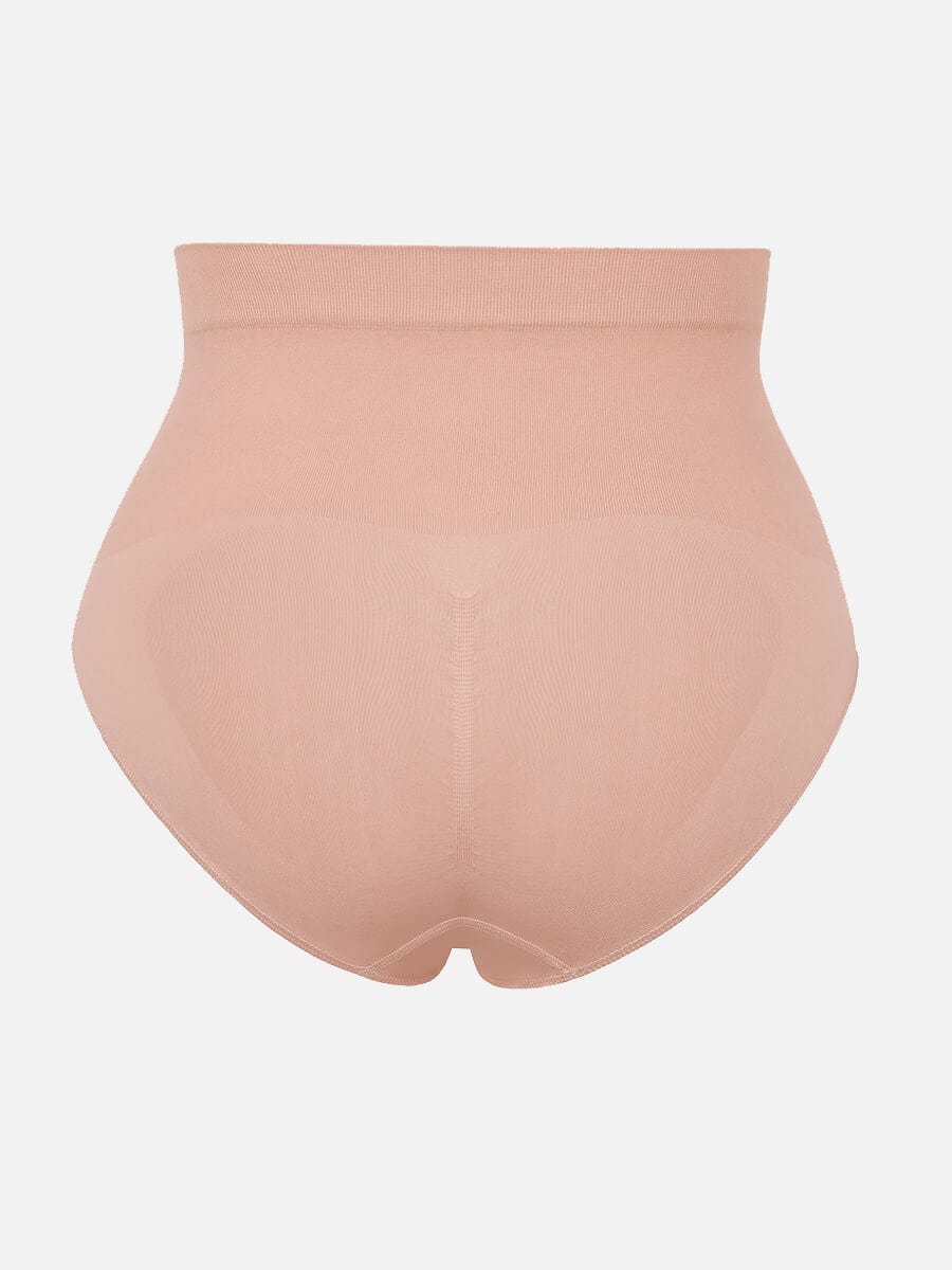 Seamless High-Waist Antibacterial Peach Hip Brief Light Blue 5