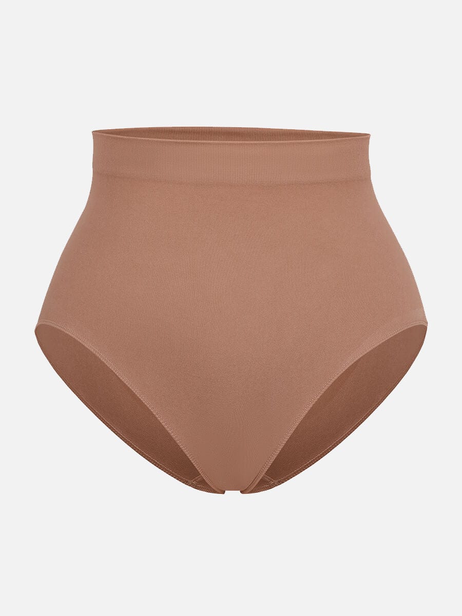 Seamless High-Waist Antibacterial Peach Hip Brief Teal 3