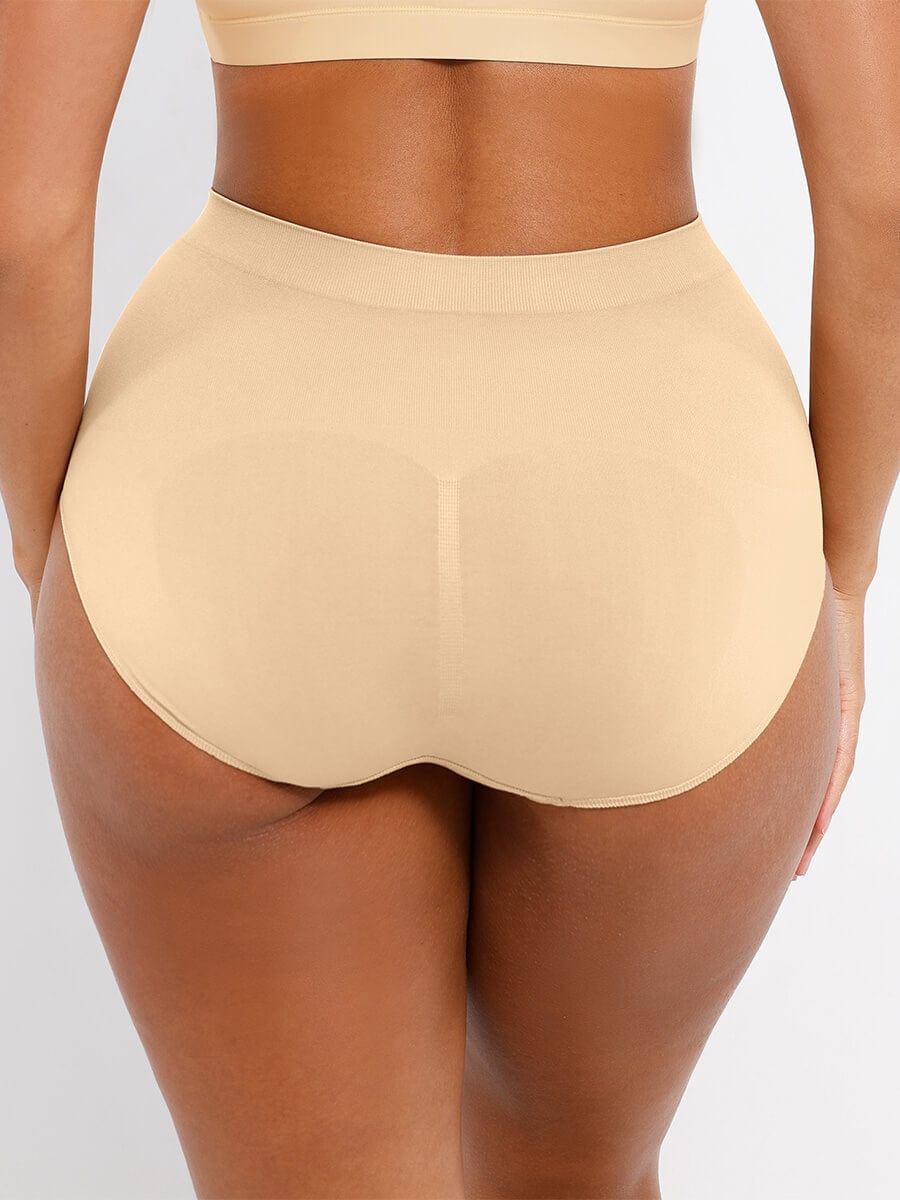 Seamless High-Waist Antibacterial Peach Hip Brief 2