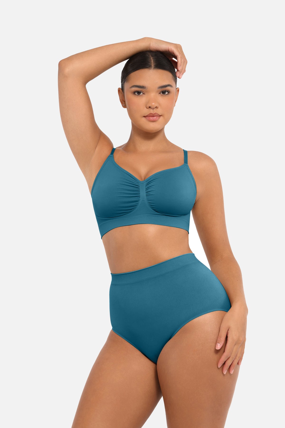 Seamless High-Waist Antibacterial Peach Hip Brief 16