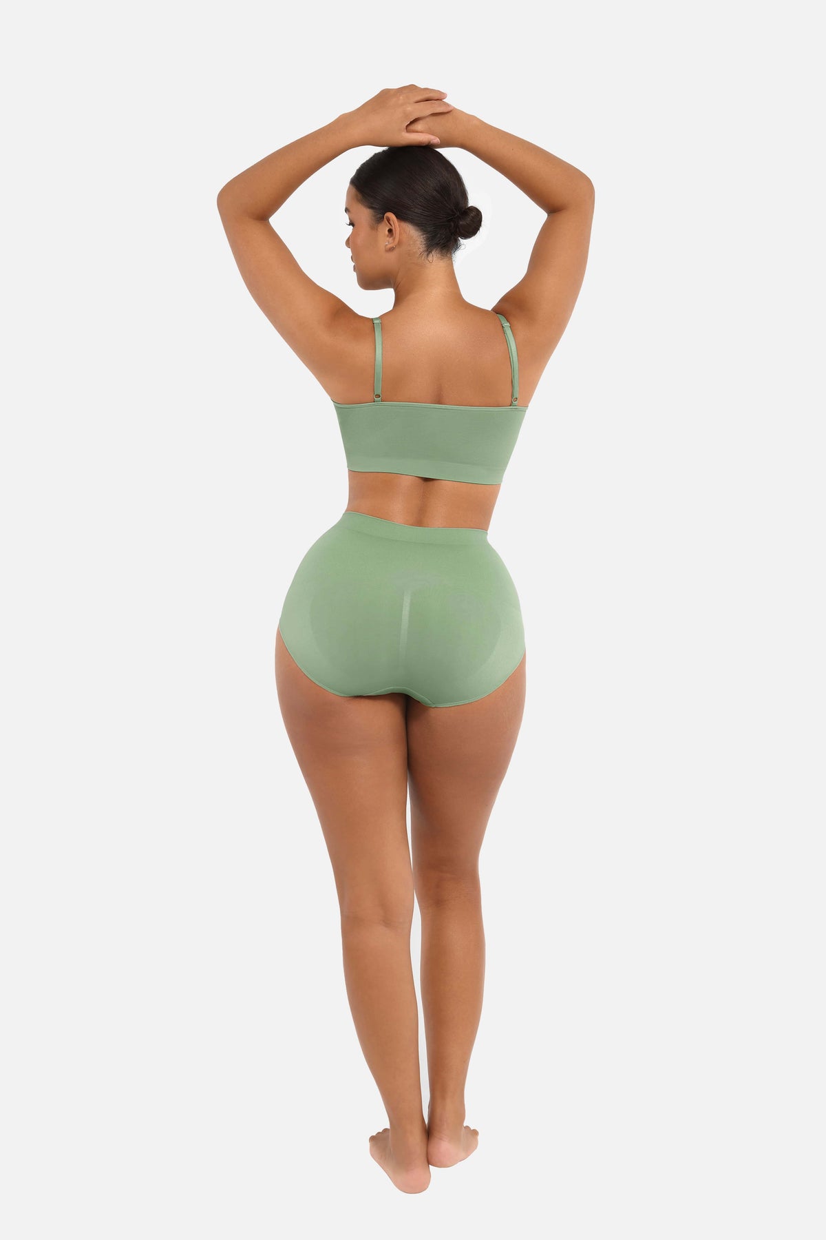 Seamless High-Waist Antibacterial Peach Hip Brief 23