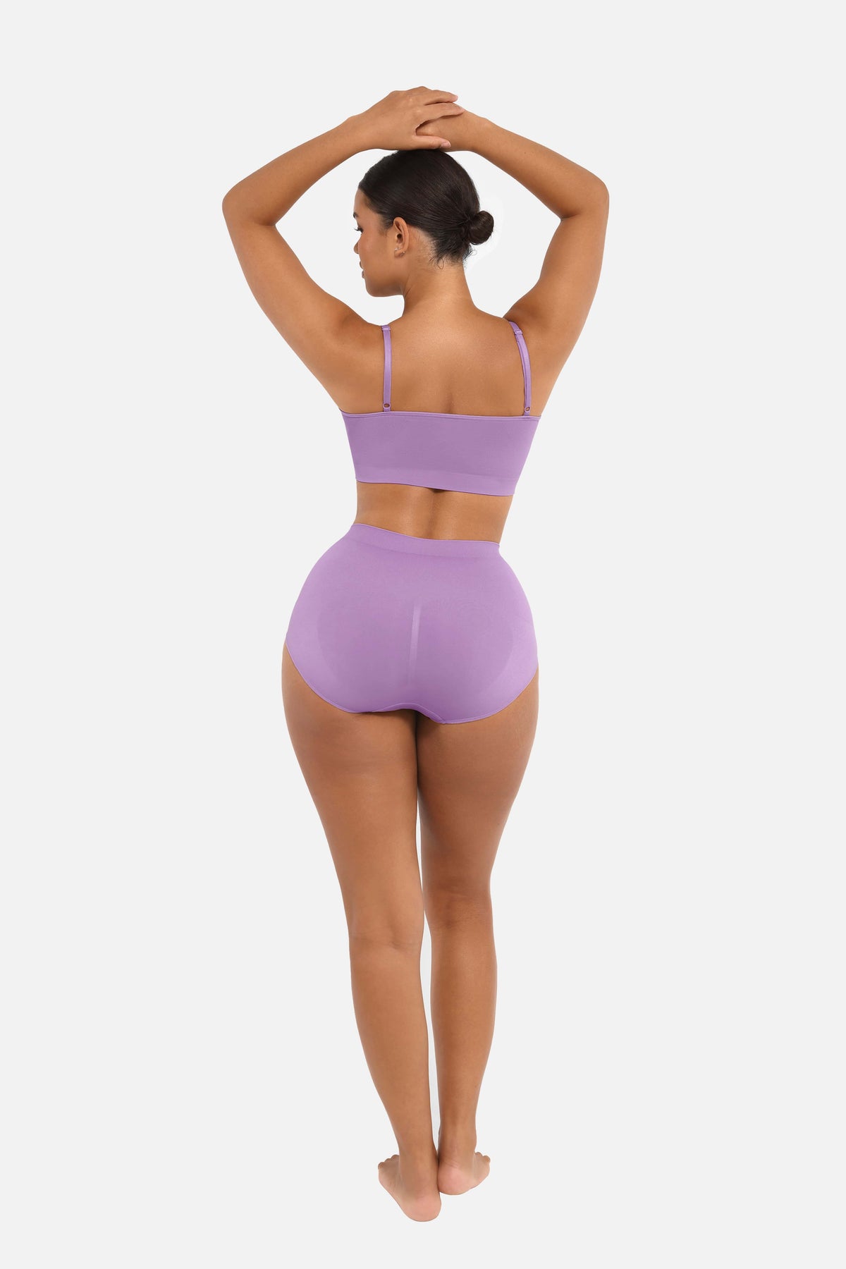 Seamless High-Waist Antibacterial Peach Hip Brief 35