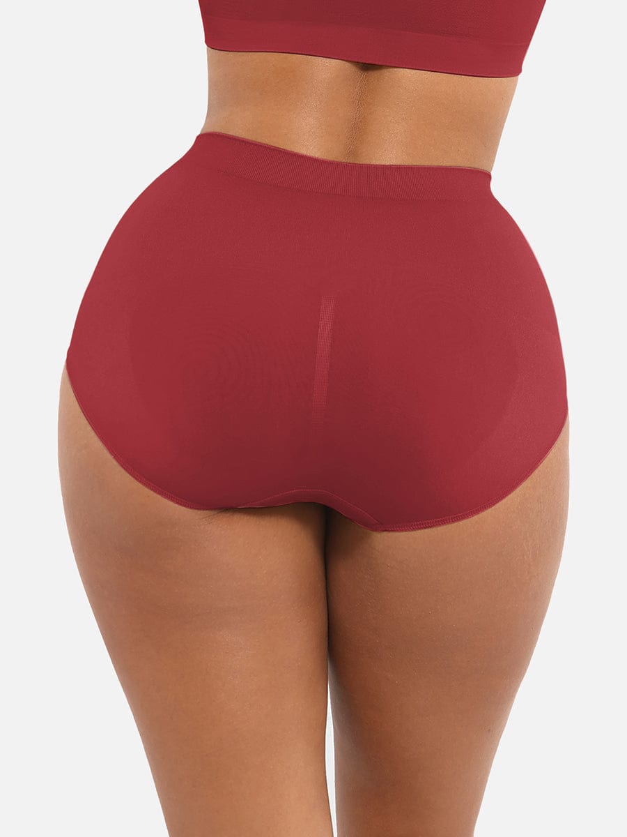 Seamless High-Waist Antibacterial Peach Hip Brief 44