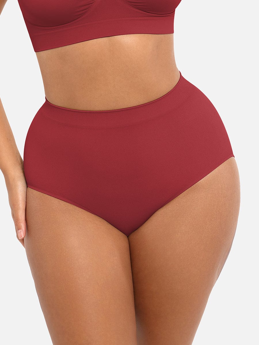 Seamless High-Waist Antibacterial Peach Hip Brief 42