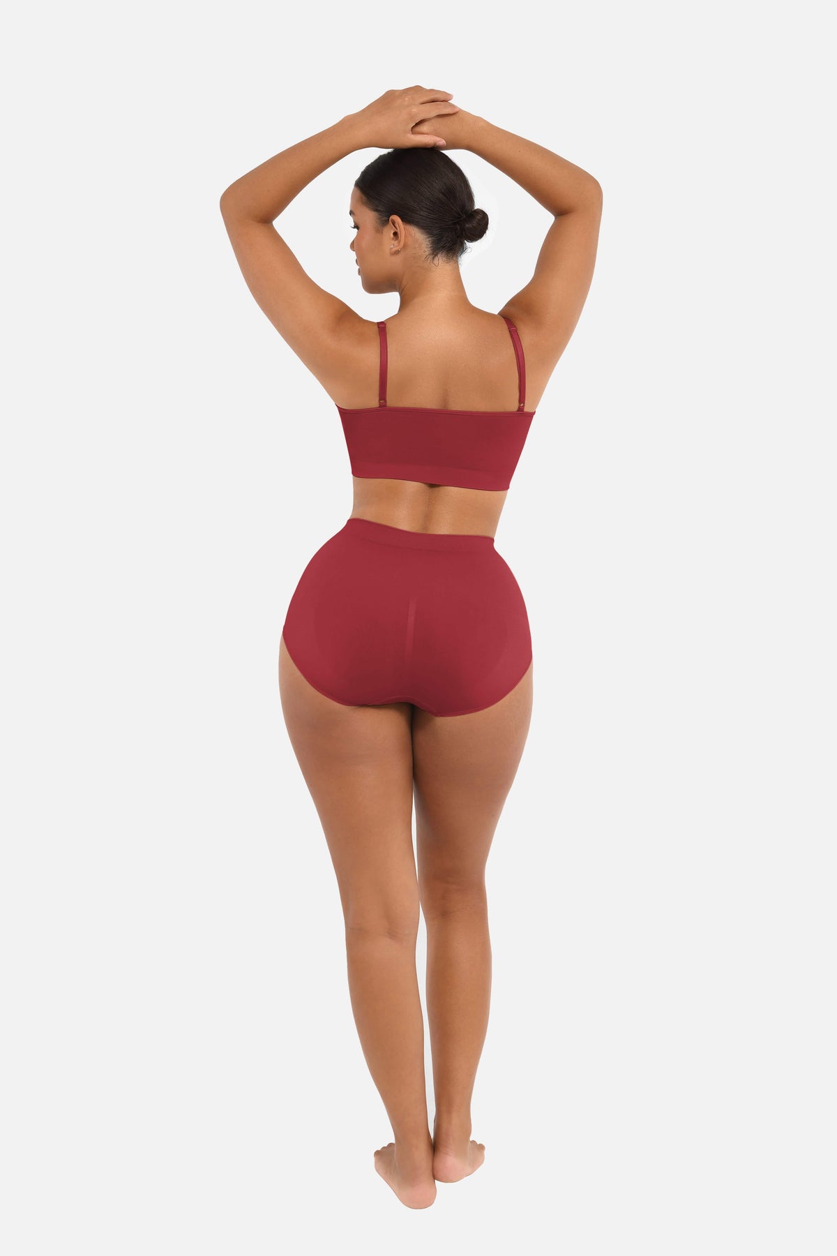 Seamless High-Waist Antibacterial Peach Hip Brief 47