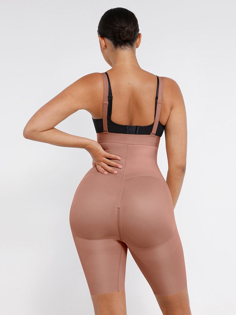 Post-Surgery Front Zip Body Shaper Nude Pink 7