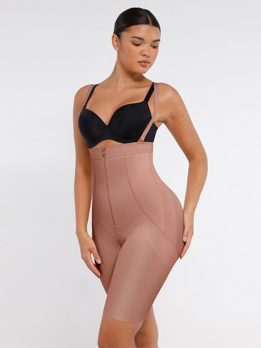 Post-Surgery Front Zip Body Shaper Black 1