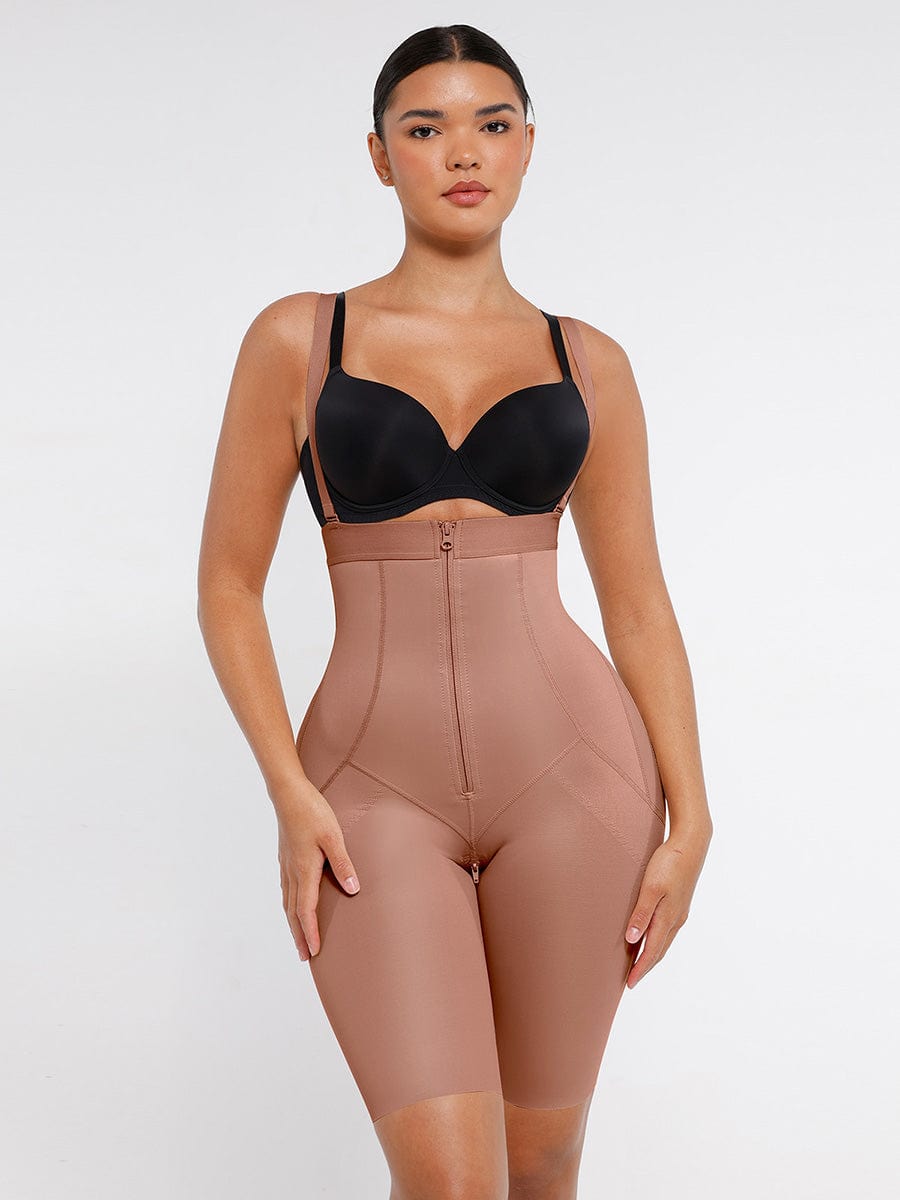 Post-Surgery Front Zip Body Shaper Nude Pink 6