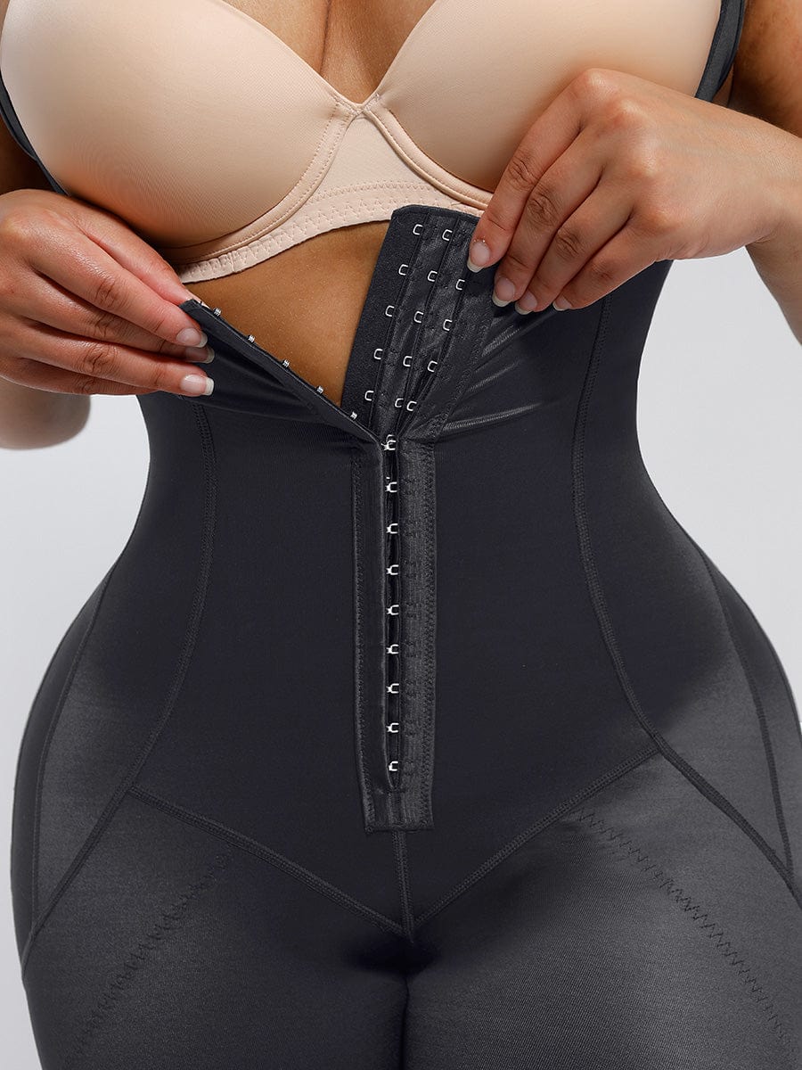 Post-Surgery U-Shaped 3-Row Body Shaper Dark Skin 7