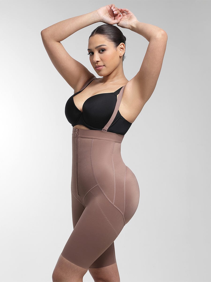 Post-Surgery Front Zip Body Shaper Nude Pink 3