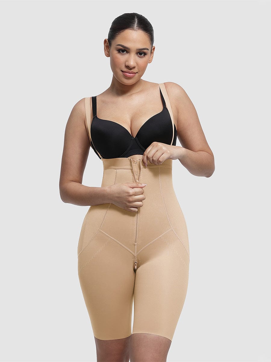 Post-Surgery Front Zip Body Shaper Black 5