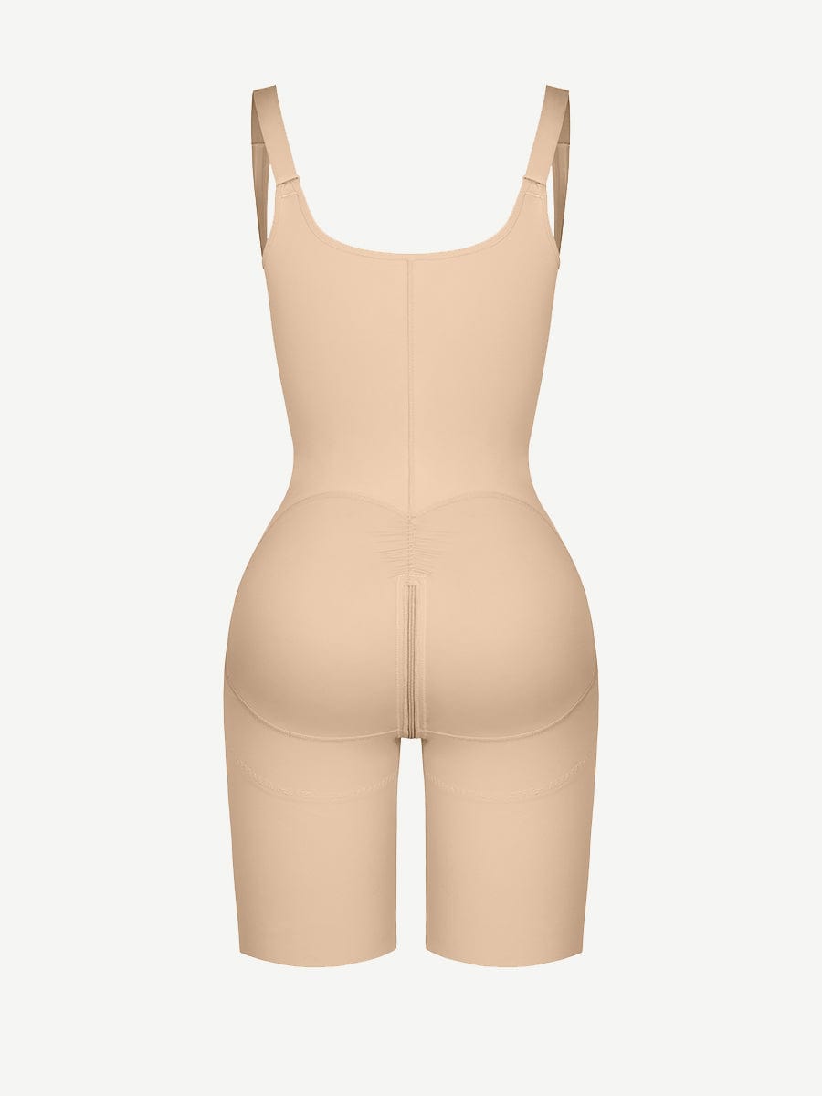 Post-Surgery U-Shaped 3-Row Body Shaper Dark Skin 1