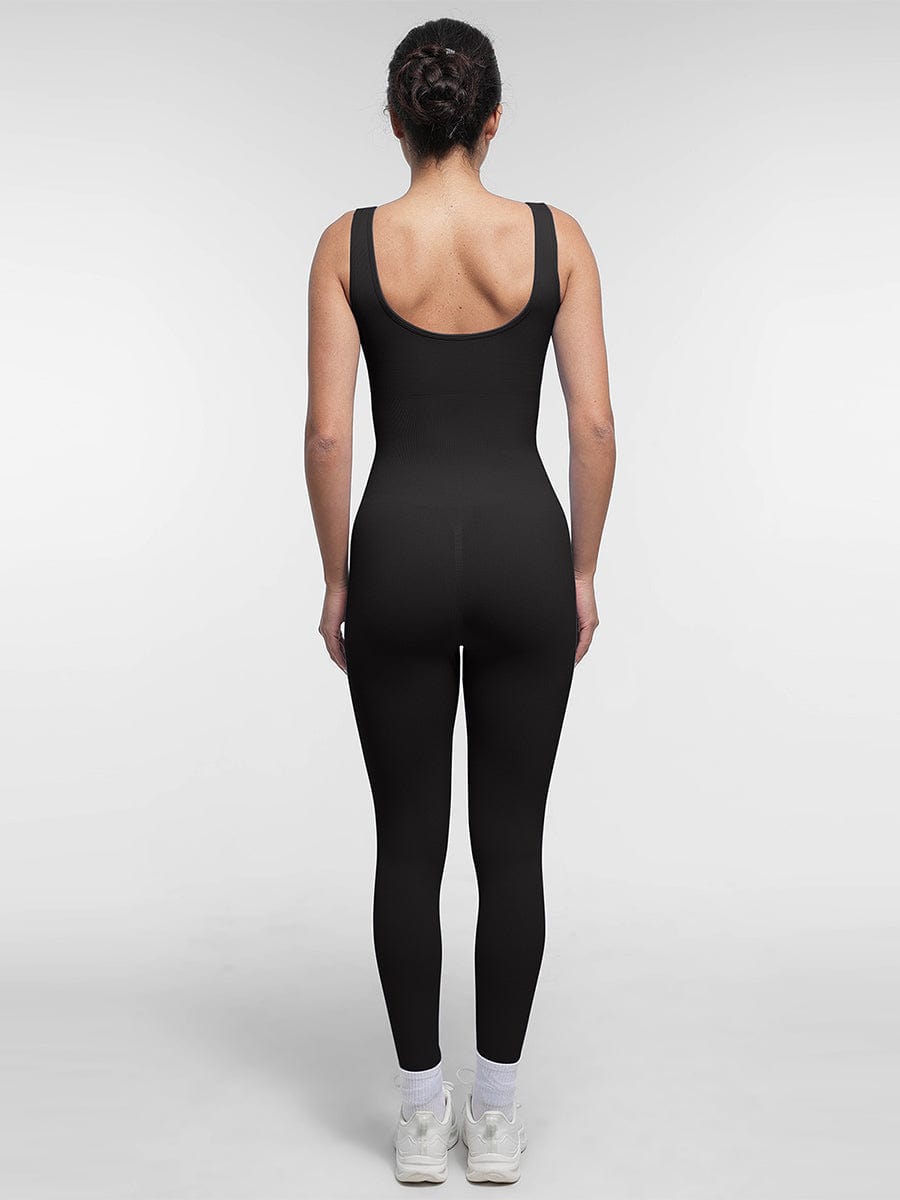 Square Neck U-Back Shaping Jumpsuit 6