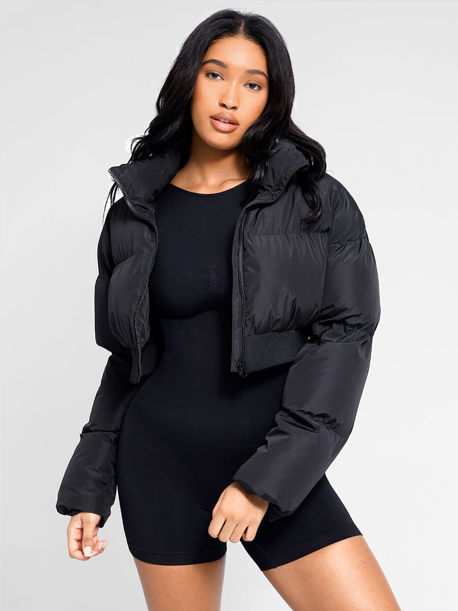 Round Neck U-Back Bodysuit With Removable Cups 14