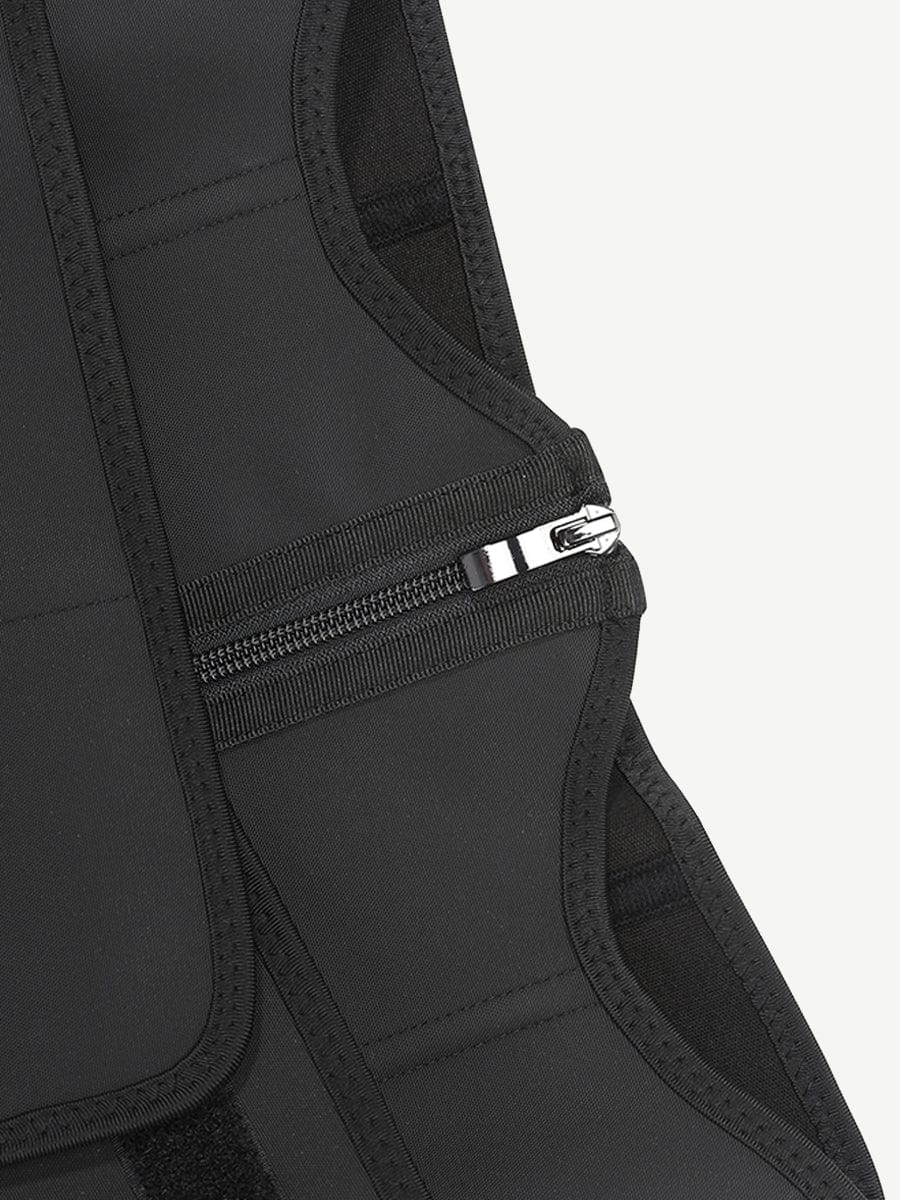 Bust Support Latex Waist Trainer Black 9