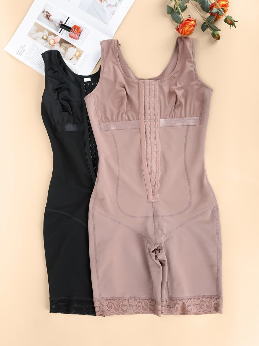 Post-Surgery Chest Wrap Full Body Shapewear Black 10