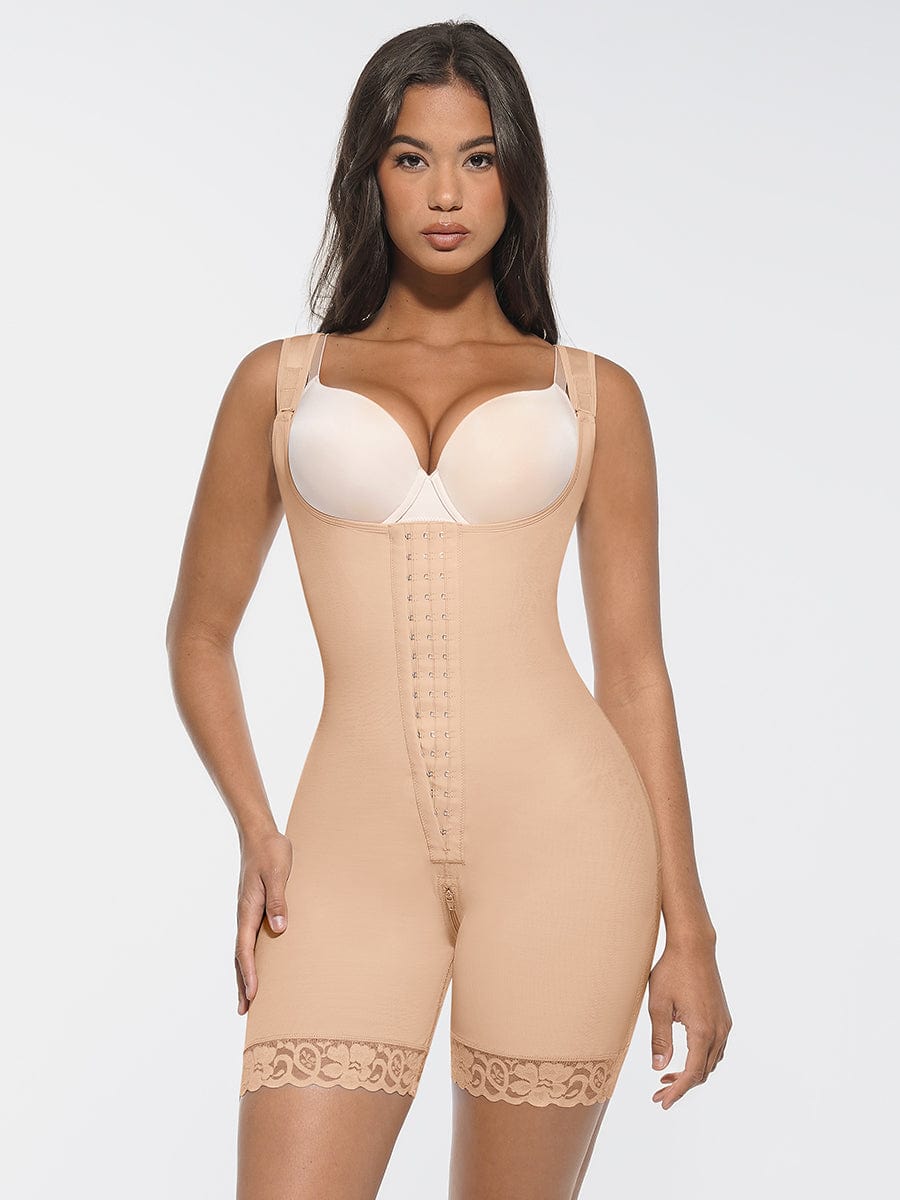 Post-Surgery U-Shaped Support Body Shaper Light Brown 1