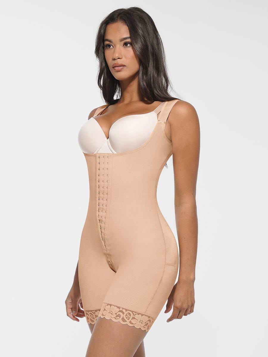 Post-Surgery U-Shaped Support Body Shaper Light Brown 3