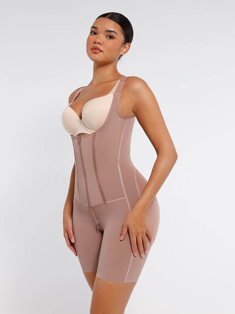 Post-Surgery U-Shaped Waist Control Shapewear Black 4
