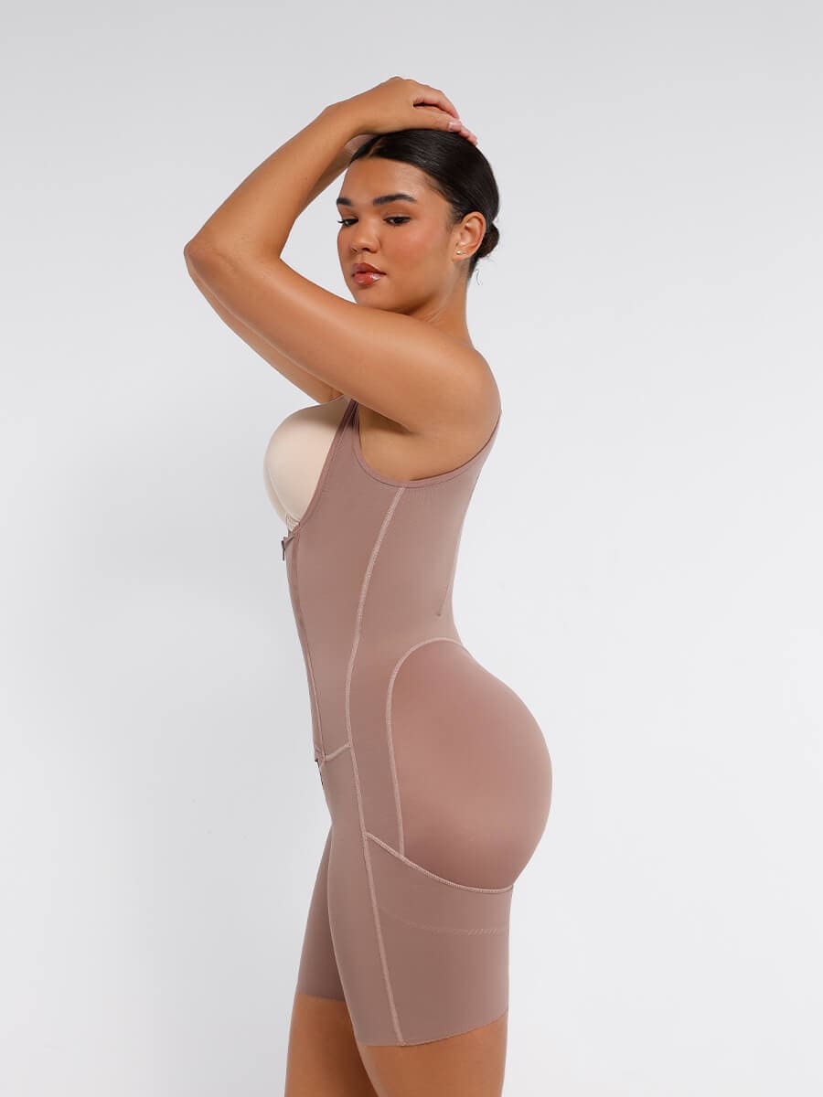 Post-Surgery U-Shaped Waist Control Shapewear Black 5