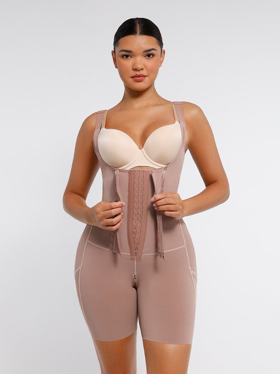 Post-Surgery U-Shaped Waist Control Shapewear Black 3