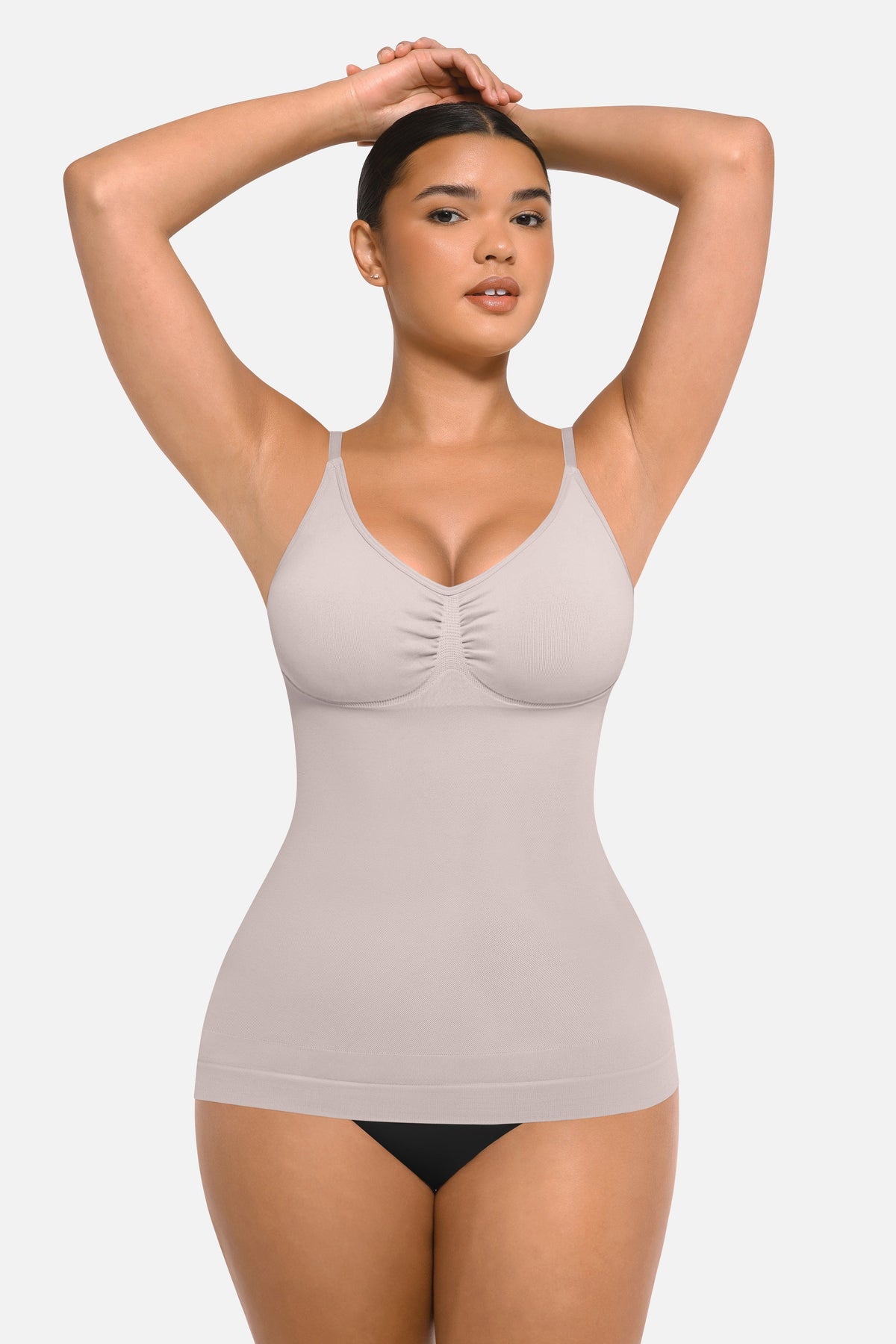 Postpartum Bust Support Shaping Tank Top Dark Brown 4