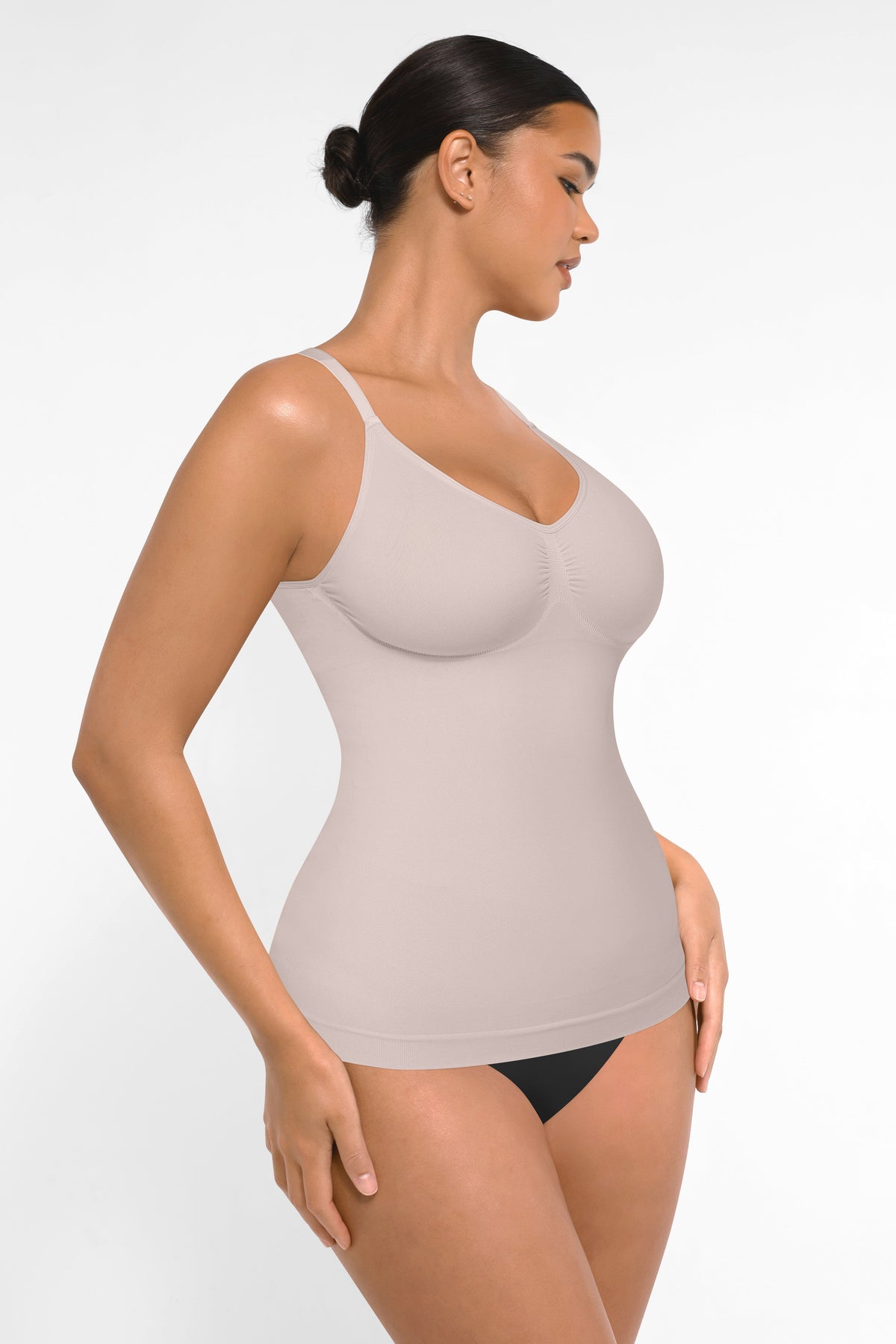 Postpartum Bust Support Shaping Tank Top Dark Brown 2