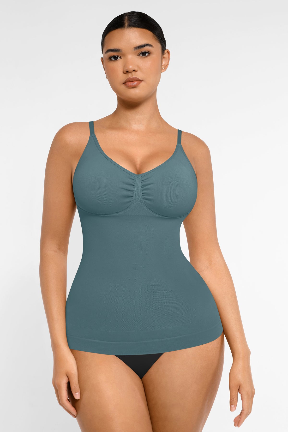 Postpartum Bust Support Shaping Tank Top Light Gray 8