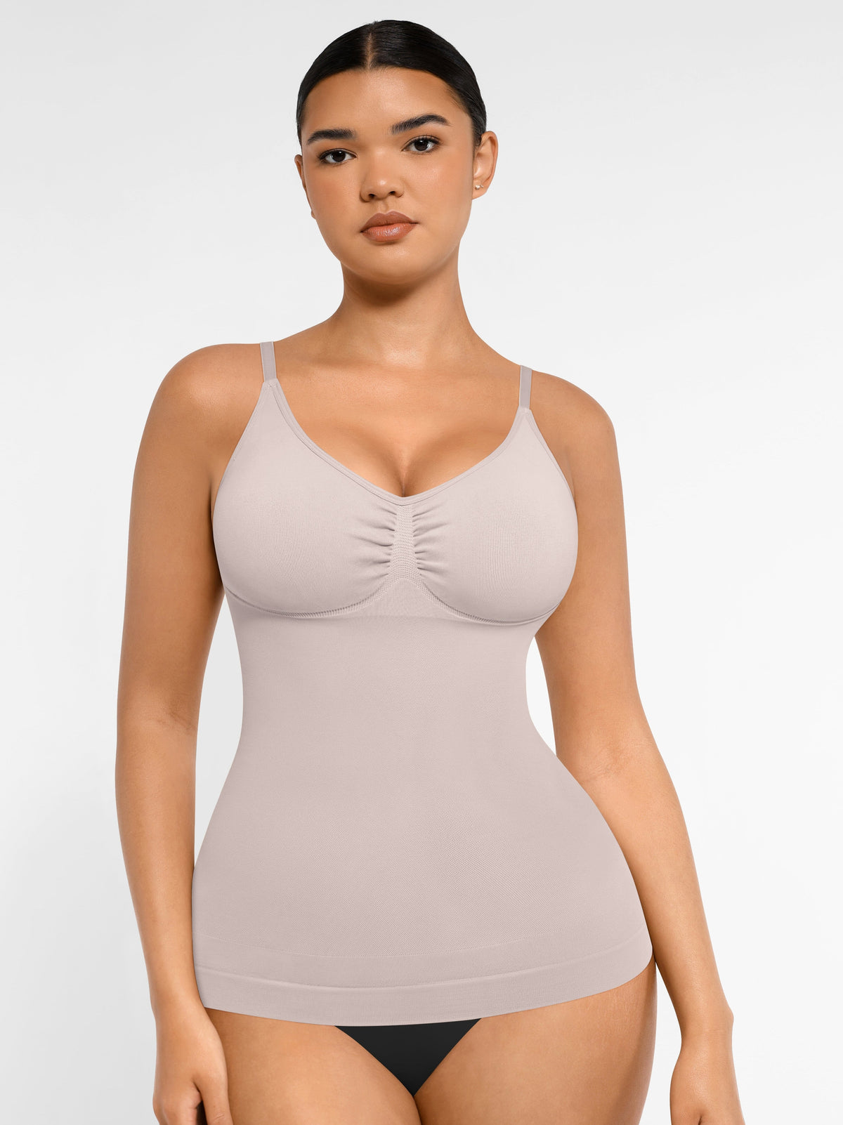 Postpartum Bust Support Shaping Tank Top Dark Brown 1