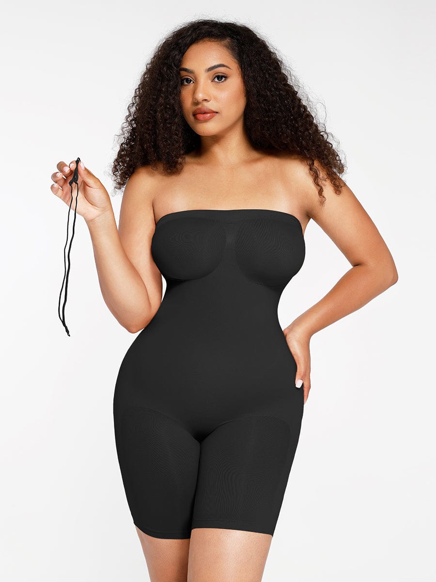 Strapless Butt-Lifting Tummy Control Shapewear Green 6