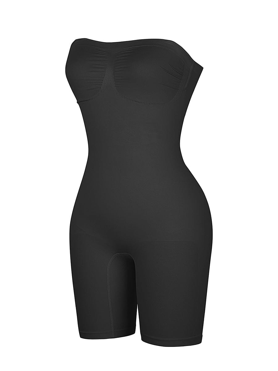 Strapless Butt-Lifting Tummy Control Shapewear Pink 4