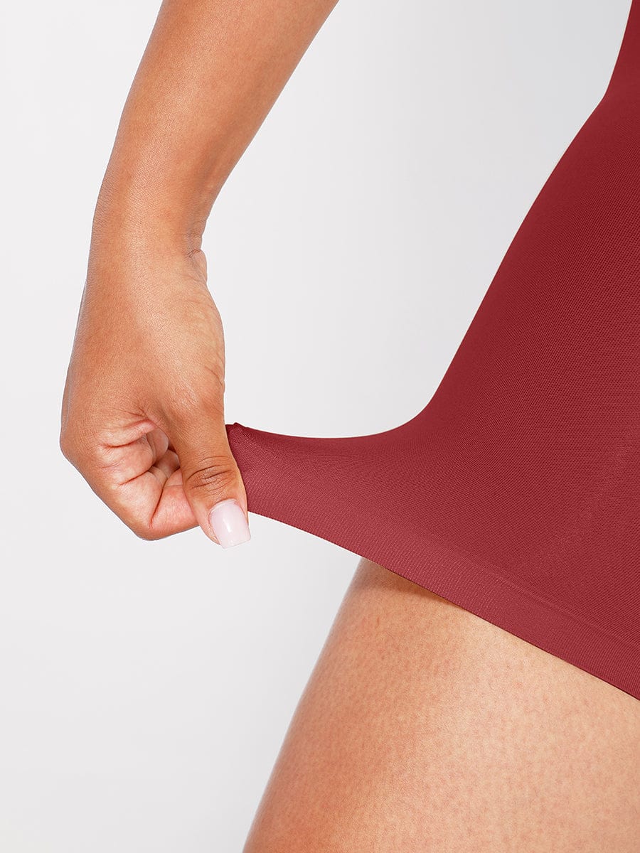 Strapless Butt-Lifting Tummy Control Shapewear Brown 1
