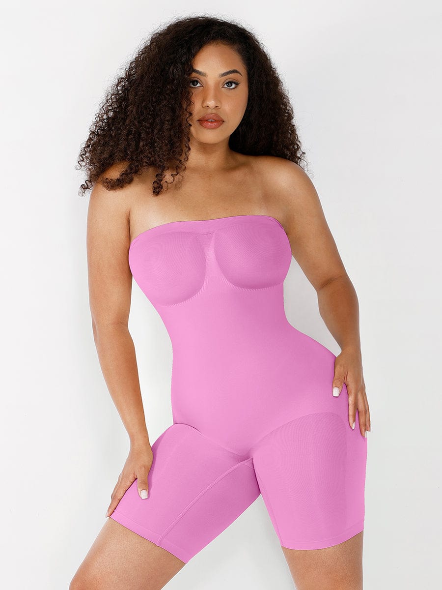 Strapless Butt-Lifting Tummy Control Shapewear Dark Skin 4