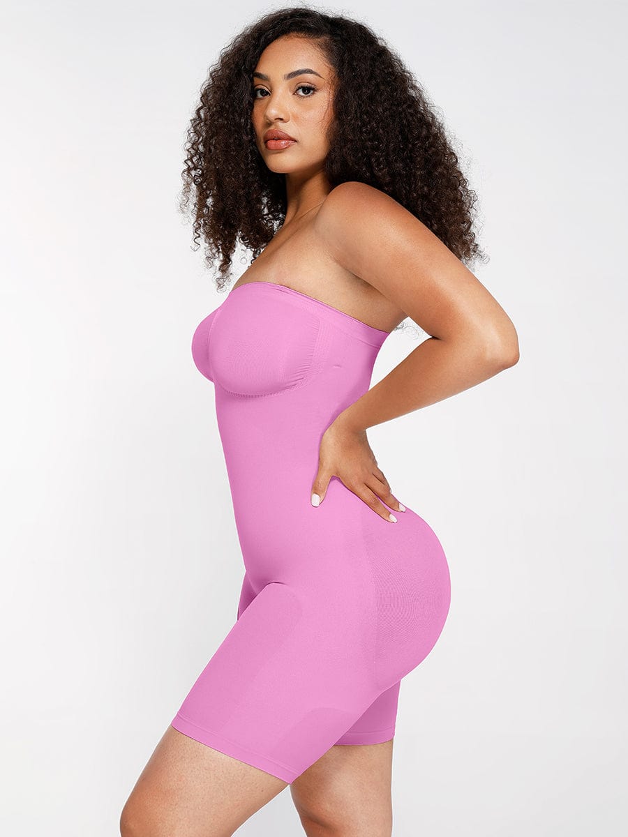 Strapless Butt-Lifting Tummy Control Shapewear Dark Skin 5