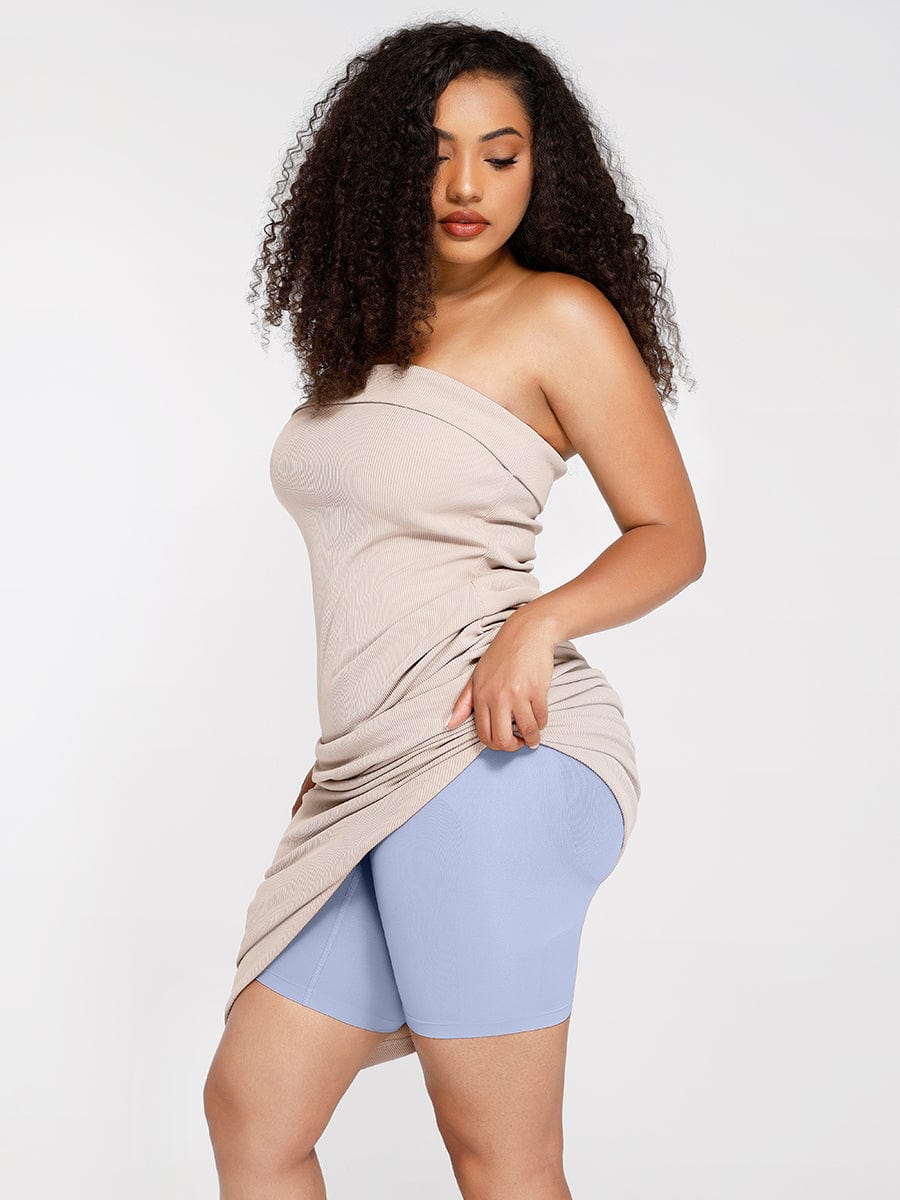 Strapless Butt-Lifting Tummy Control Shapewear Brown 4