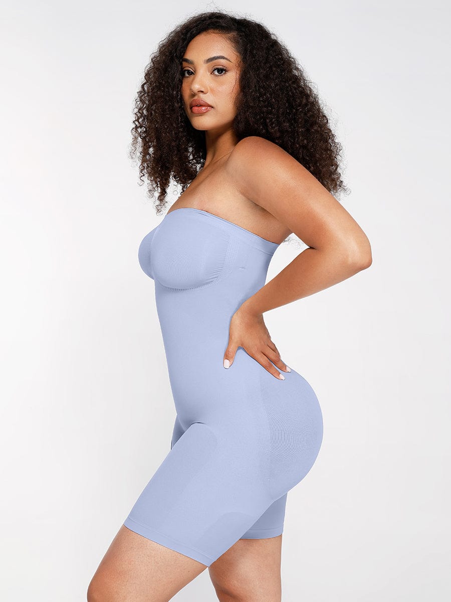 Strapless Butt-Lifting Tummy Control Shapewear Brown 3