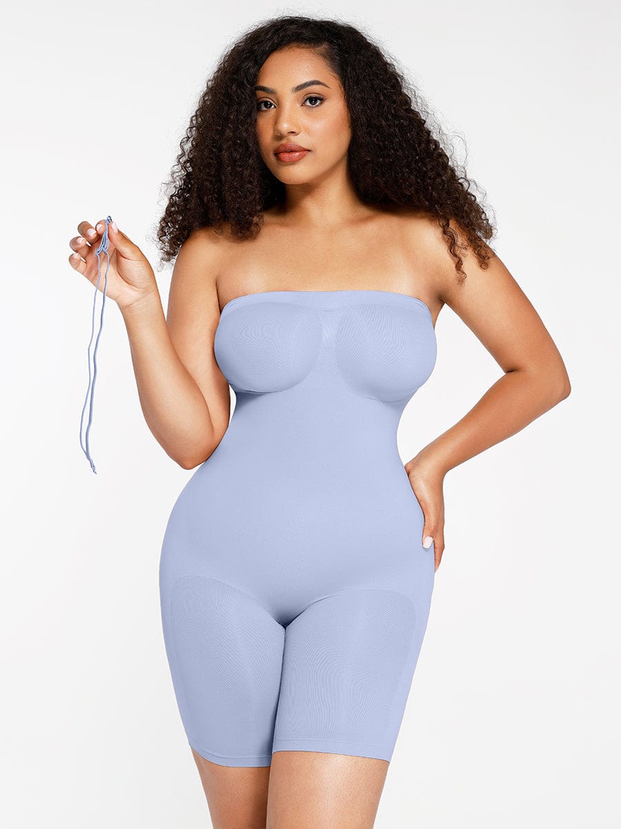 Strapless Butt-Lifting Tummy Control Shapewear Brown 2