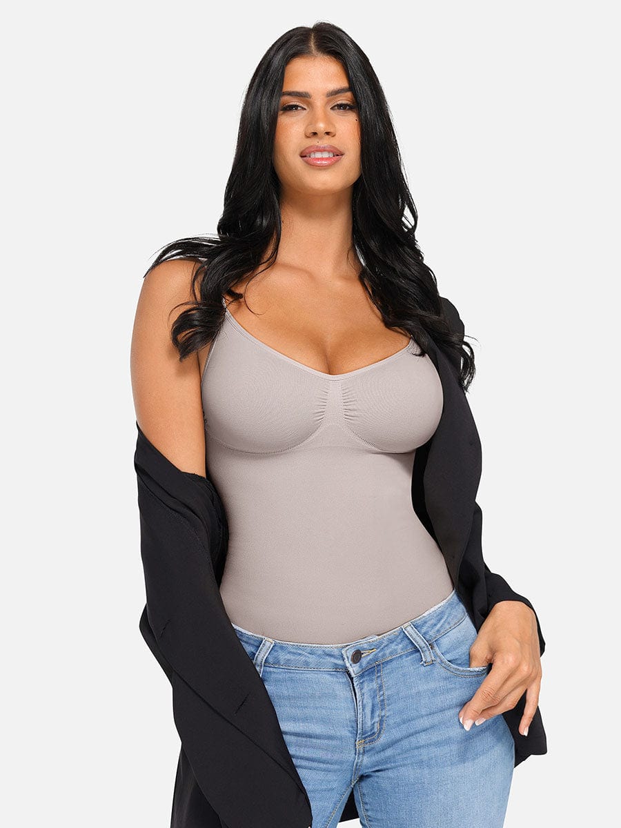 Postpartum Bust Support Shaping Tank Top Dark Brown 7