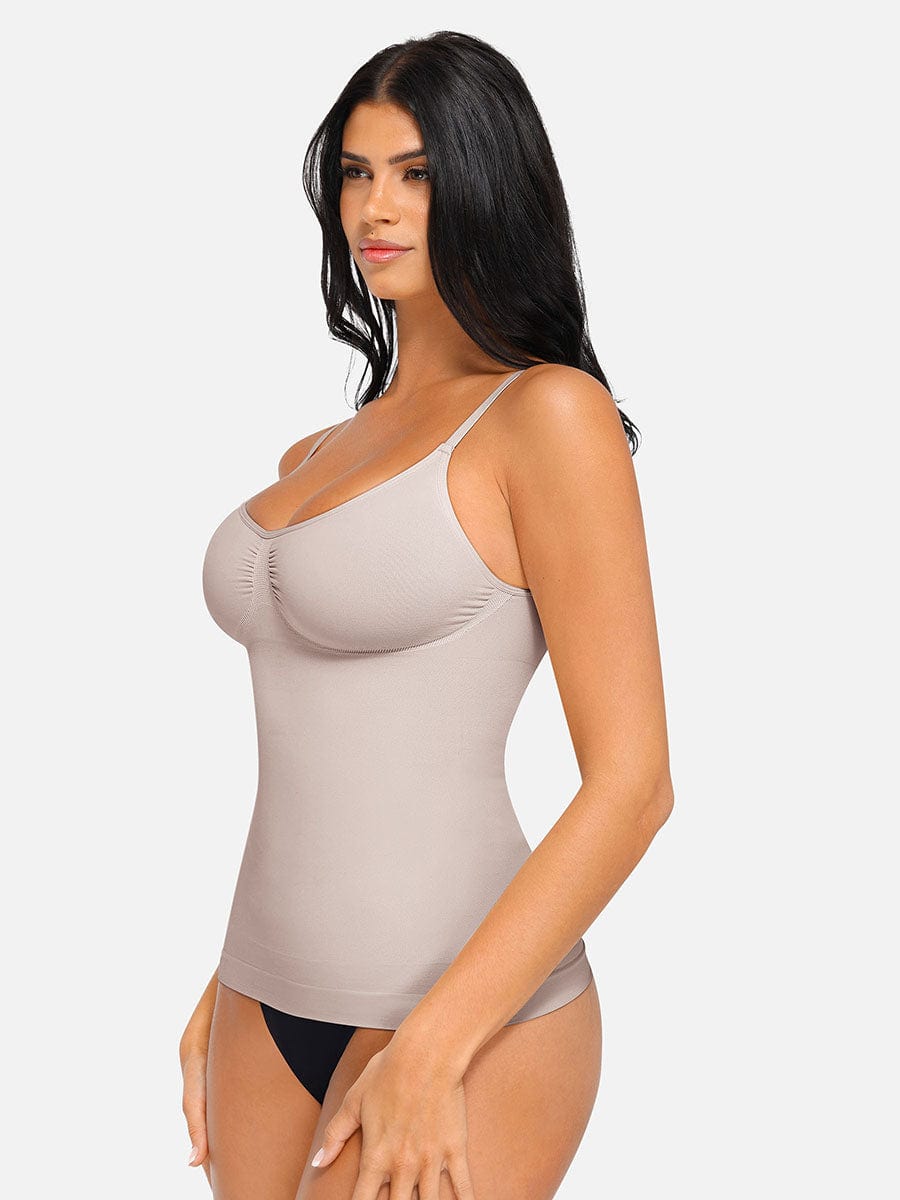 Postpartum Bust Support Shaping Tank Top Dark Brown 6