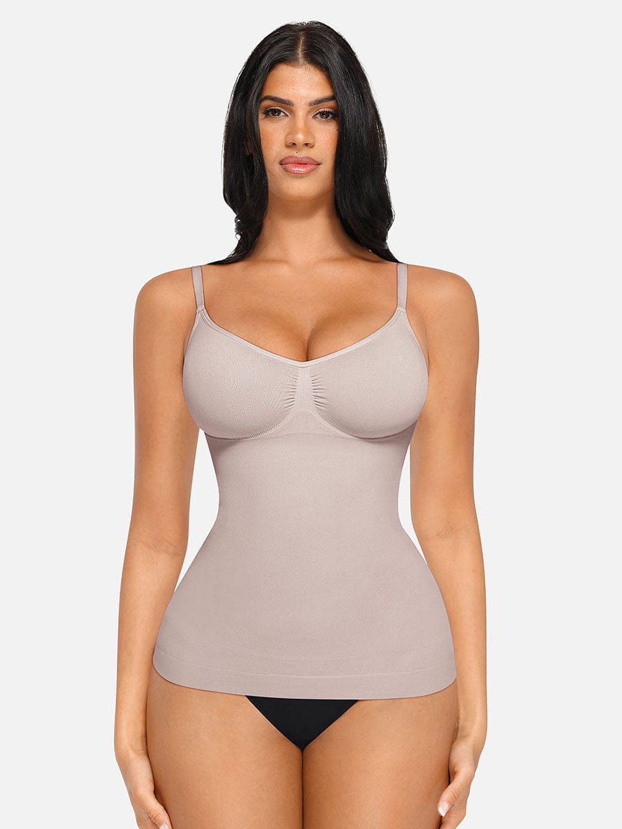 Postpartum Bust Support Shaping Tank Top Dark Brown 5