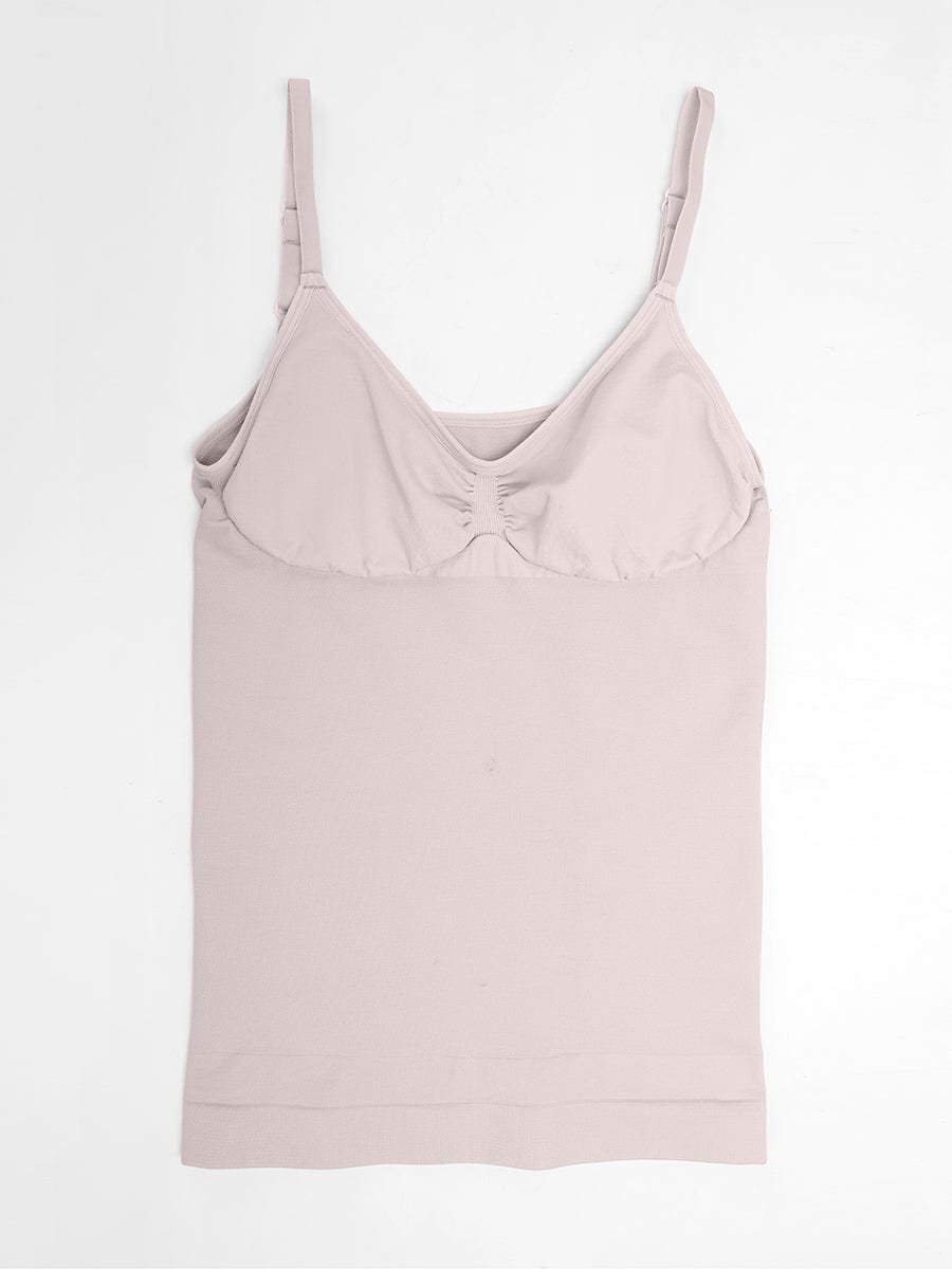 Postpartum Bust Support Shaping Tank Top Light Gray 7