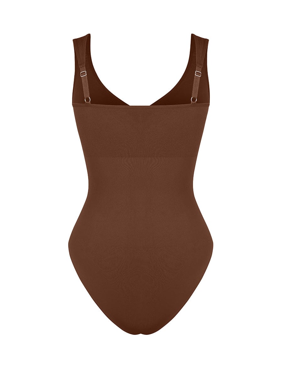 Diamond Neck Bust Support Panty Bodysuit 21
