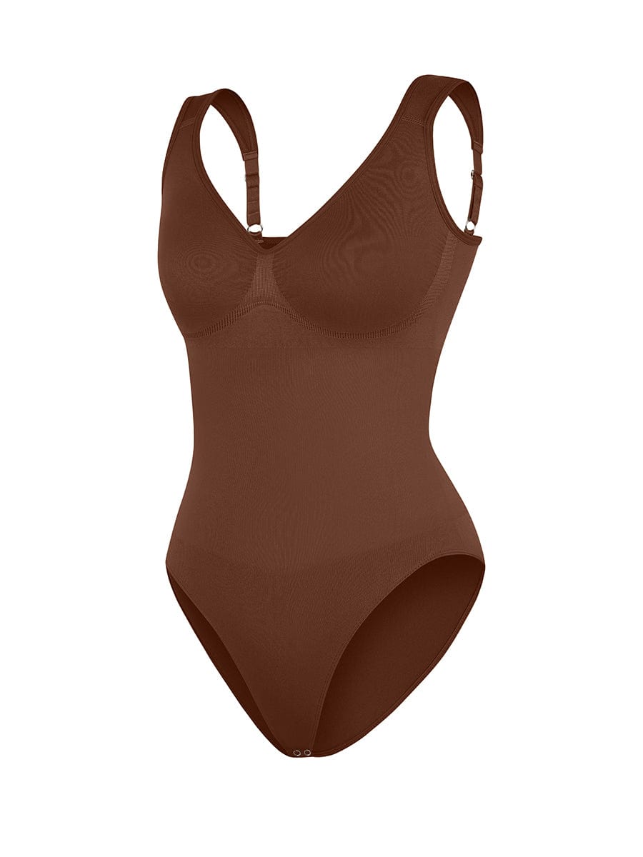 Diamond Neck Bust Support Panty Bodysuit 20